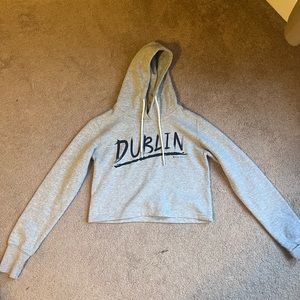 Dublin cropped hoodie